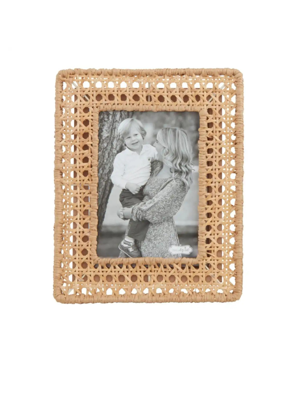 Large Woven Cane Frame