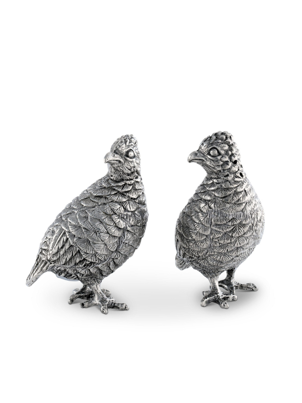 Standing Quails Salt & Pepper Set By Vagabond House