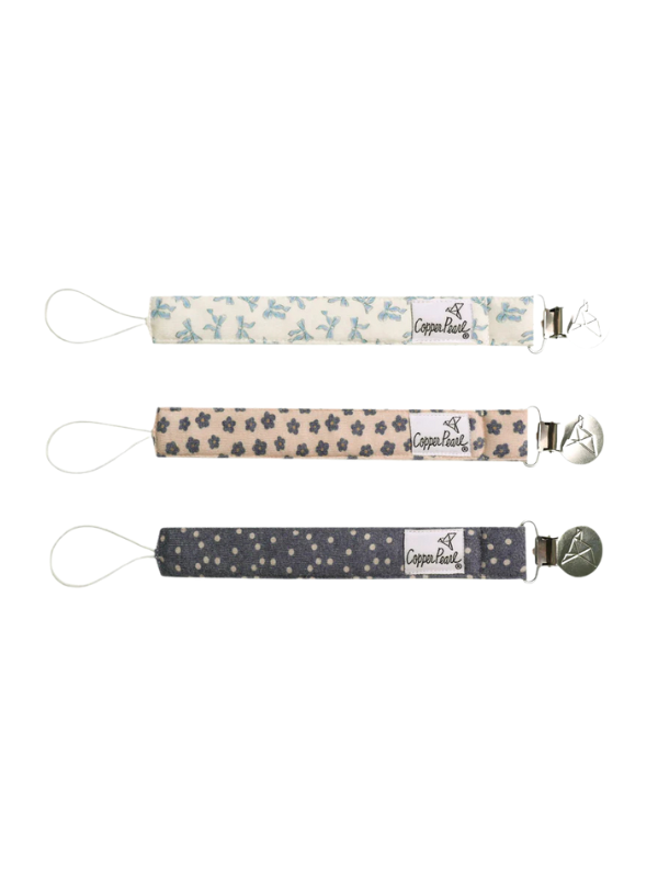 Gemma in Tan Binky Clip Set By Copper Pearl