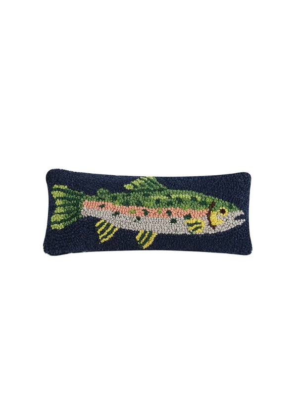 Trout Hook Pillow