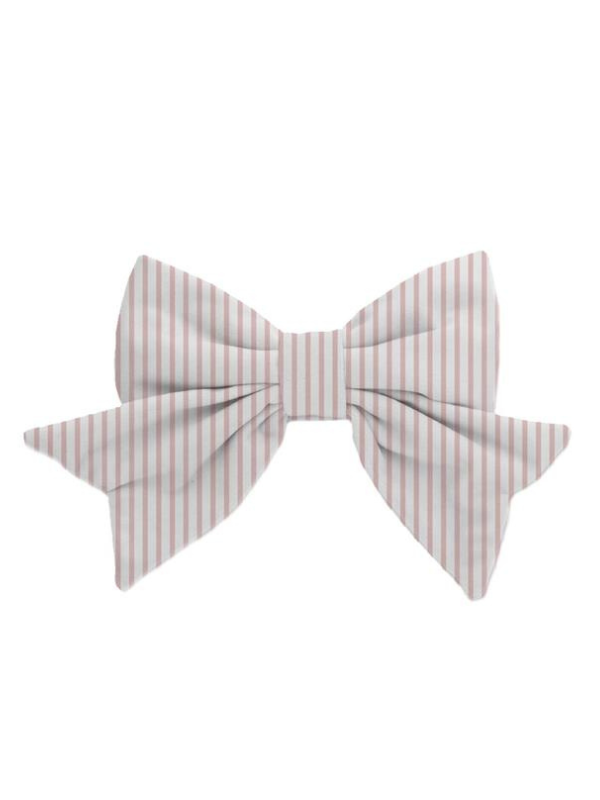 Pink Stripe Magnetic Bow