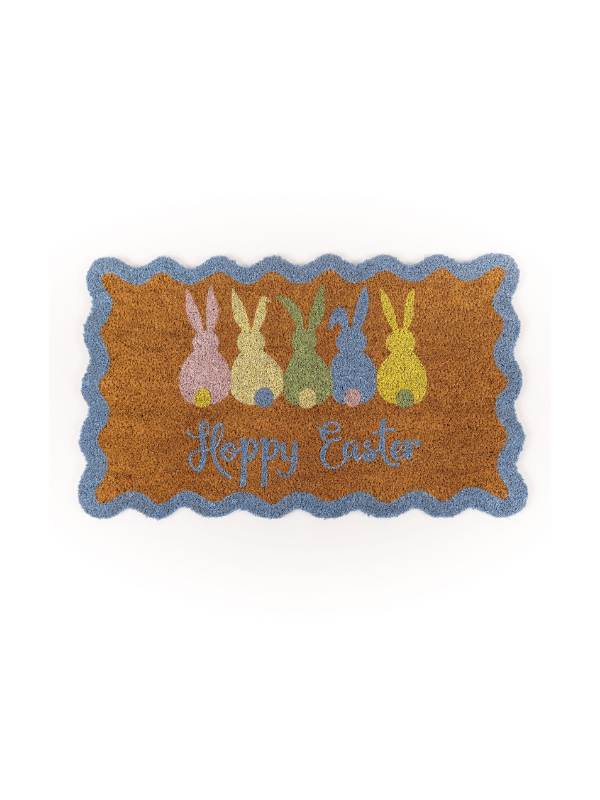 Hoppy Easter Door Mat