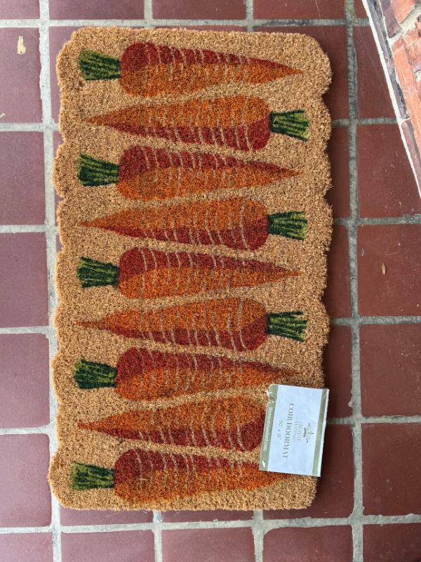 Carrot Door Mat