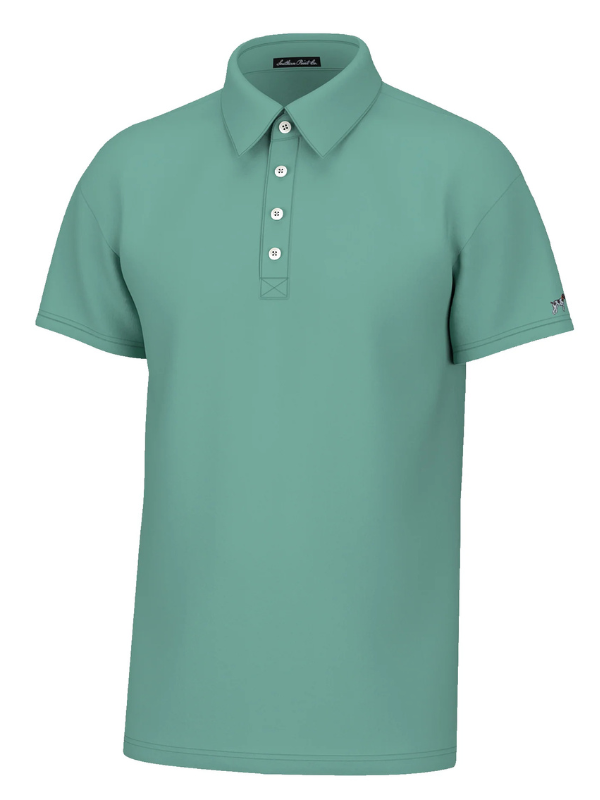 Charles 4 Button Pique Polo in Emerald Coast By Southern Point Co.