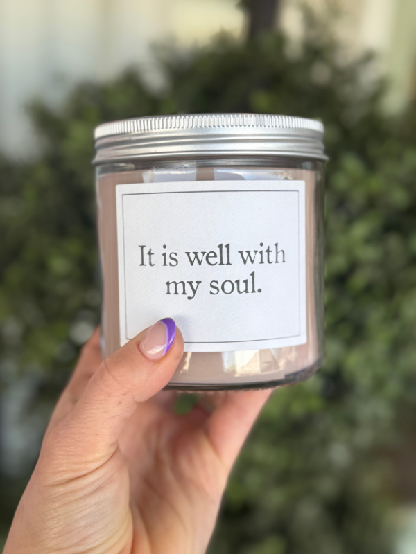 Sweet Grace Collection Candle It Is Well With My Soul
