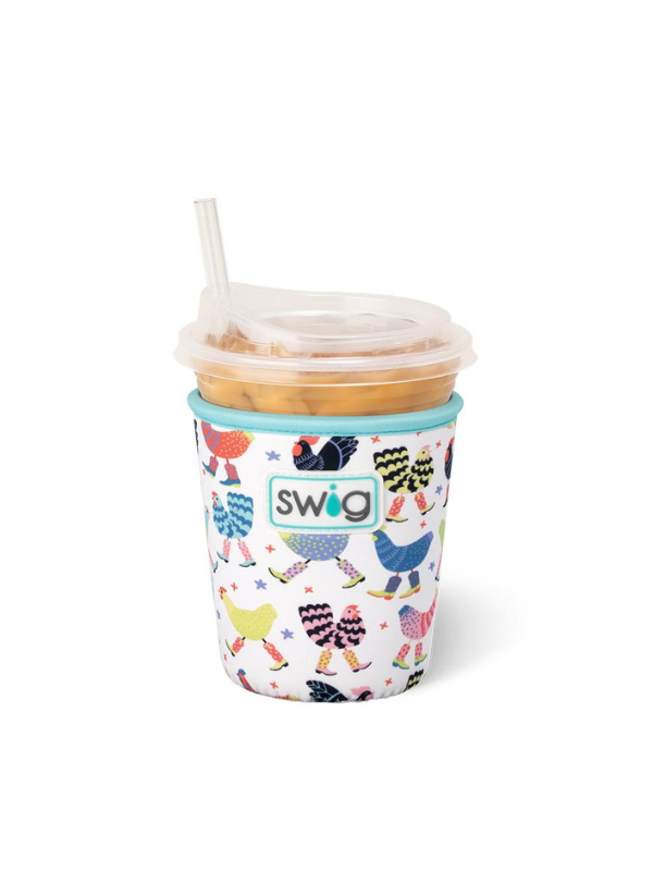 Funky Chicken Small Iced Cup Coolie By Swig