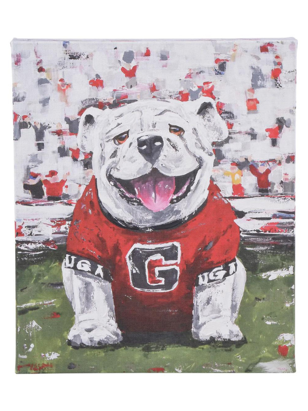 Large UGA Dawg Canvas