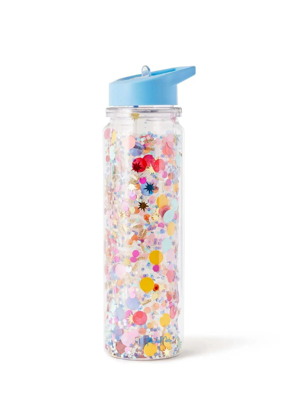 Celebrate Confetti Water Bottle by Packed Party