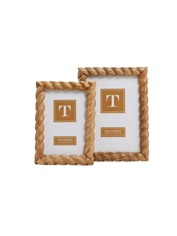 Natural Twist Frame by Two’s Company