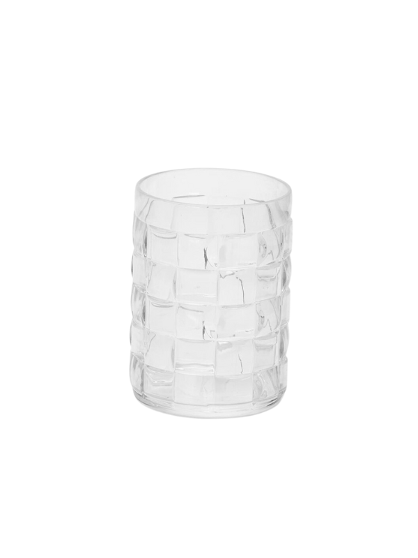 Cube Acrylic Drinking Glass