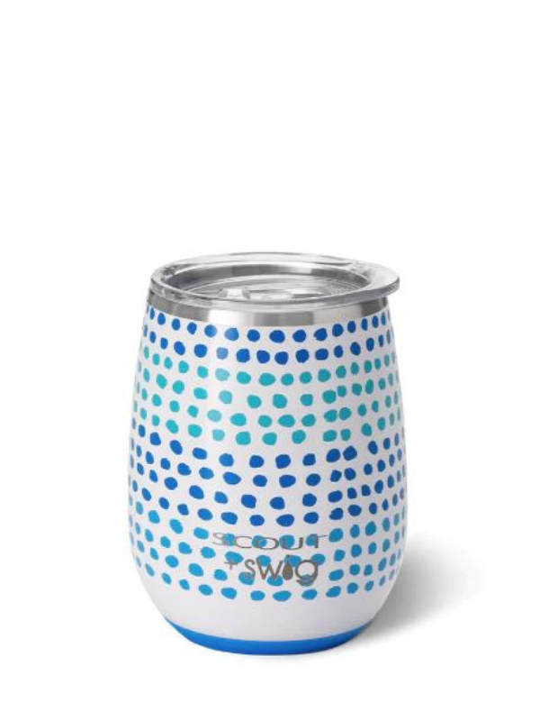 Spotted at Sea Stemless Wine Glass By Swig Life