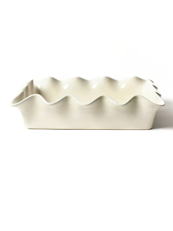 Abby Scott & JT Philpott Wedding Registry- White Ruffle Casserole Dish by Coton Colors