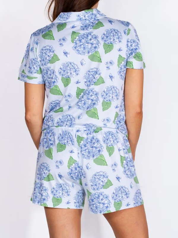 Hydrangea Sleep Shorts