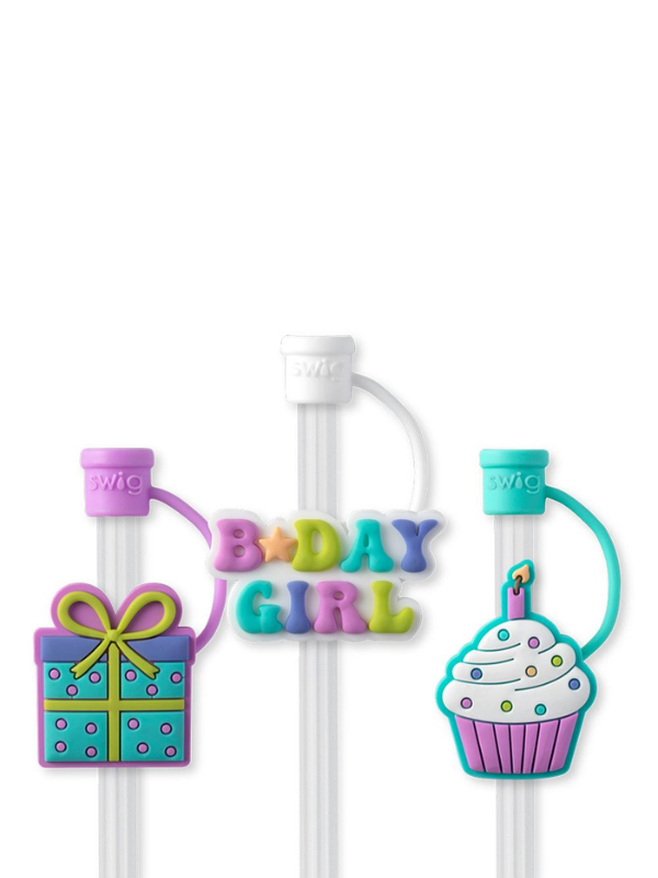 Make a Wish Straw Toppers with Protective Cap by Swig Life