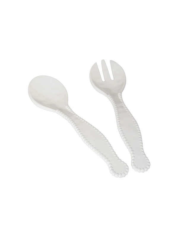 White Melamine Servers (2 pieces)