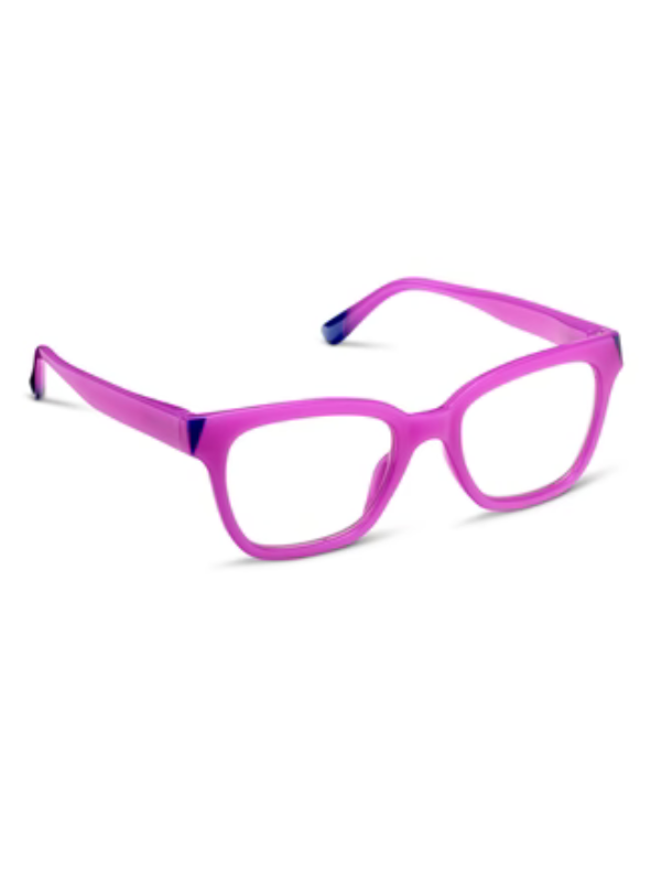 Myth Blue Light Reading Glasses in Purple by Peepers