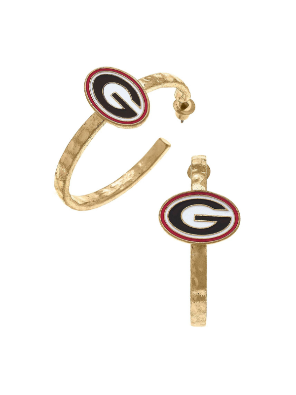 Gold Hoops with Georgia G
