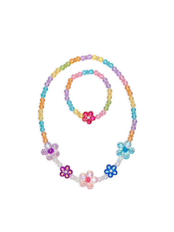 Blooming Beads Bracelet and Necklace Set