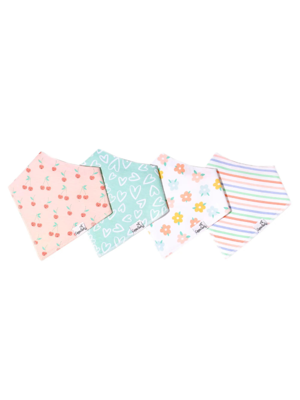 Cheery Bandana Bibs by Copper Pearl