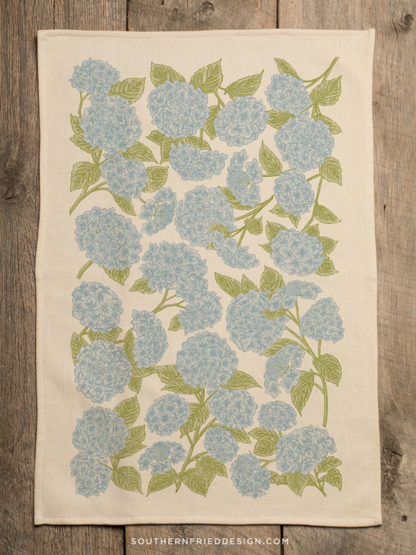 Hydrangea Kitchen Towel