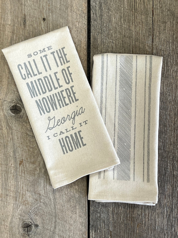 Middle of Nowhere Georgia Kitchen Towel