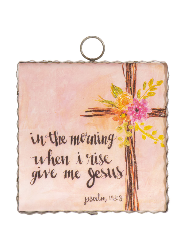 Mini Psalm 143:8 Print