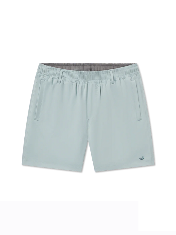 Billfish Lined Performance Shorts in Ocean Green by Southern Marsh Pecan Row