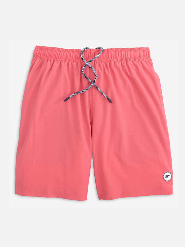 Patterned Coral Swim Trunk by Southern Point Co.