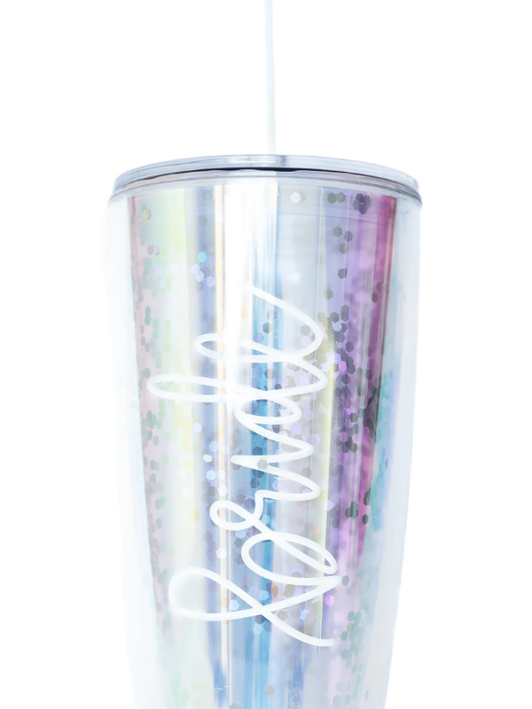 Glitter & Iridescent Bride Tumbler