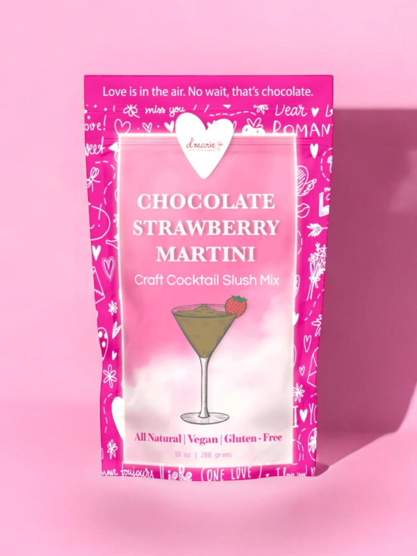 Chocolate Strawberry Martini Craft Cocktail Slush Mix