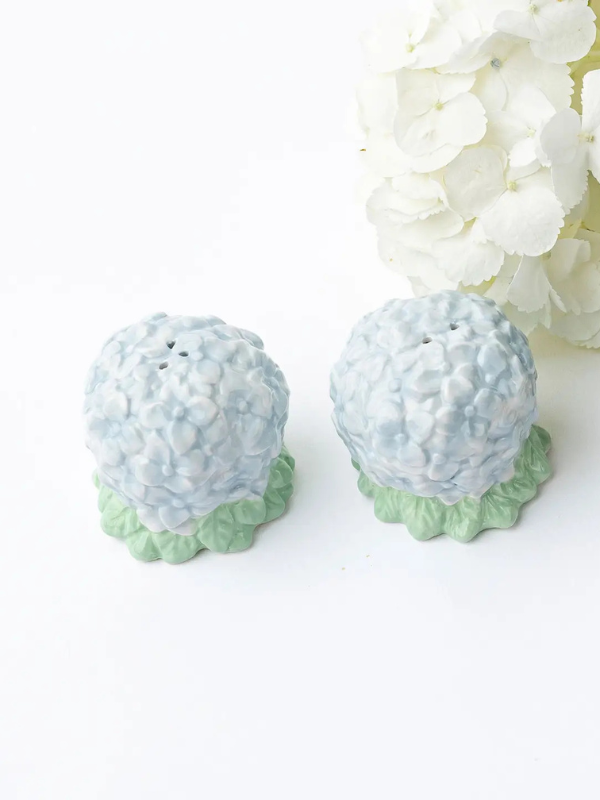 Hydrangea Salt & Pepper Shaker Boxed Set