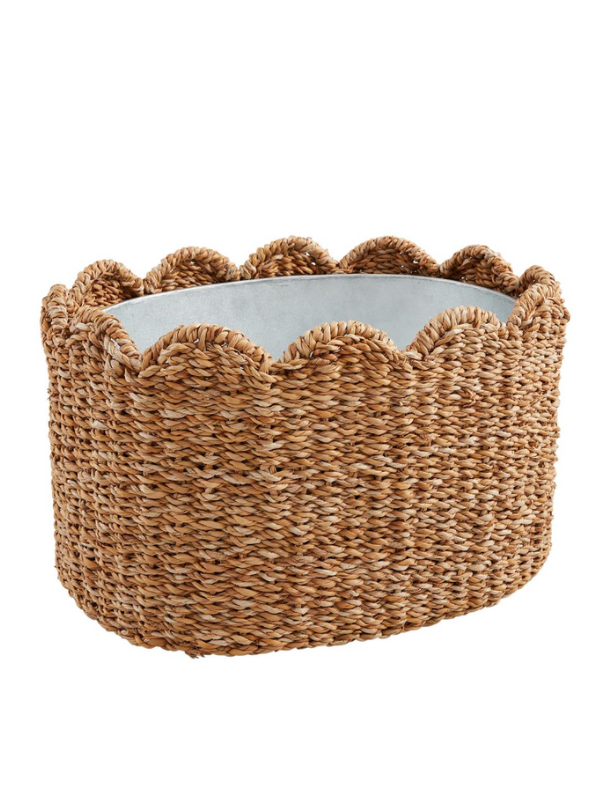 Woven Scallop Party Tub