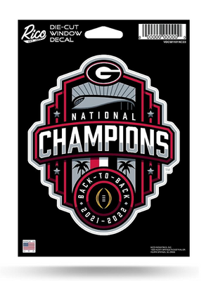 
                
                    Load image into Gallery viewer, National Champions Die-Cut Window Decal
                
            
