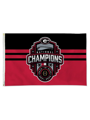 
                
                    Load image into Gallery viewer, UGA National Champions Banner Flag
                
            