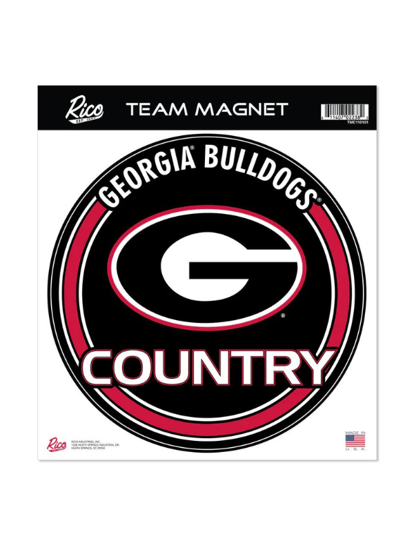 Georgia Bulldogs Country Magnet