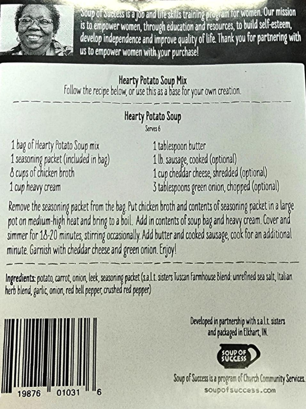 Hearty Potato Soup Mix