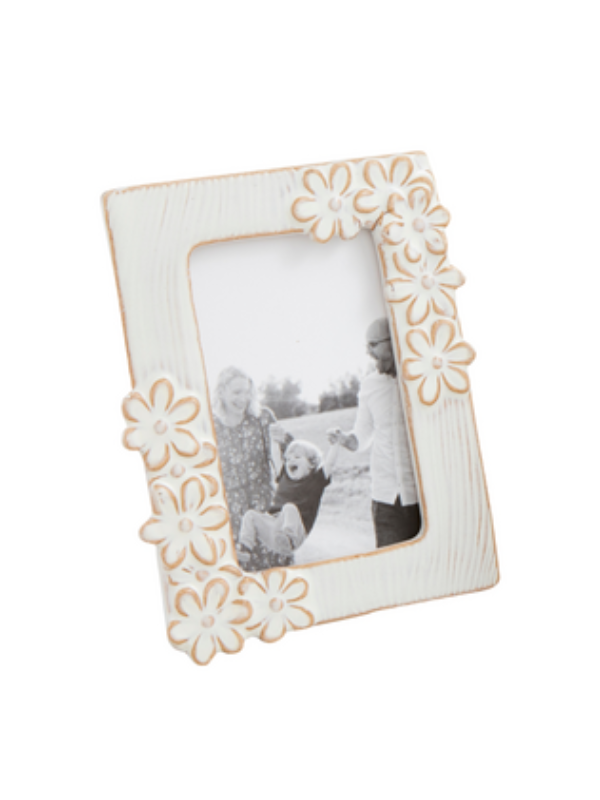 Vertical Flower Stoneware Frame