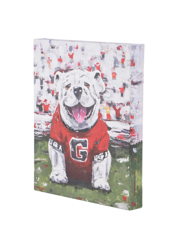 Small UGA Dawg Canvas