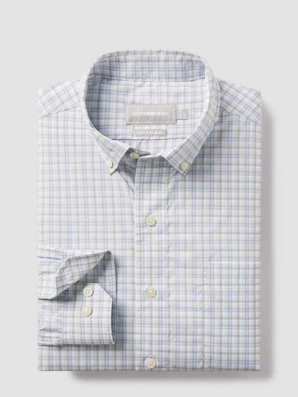 Brookside Plaid in Moonlight By Southern Shirt