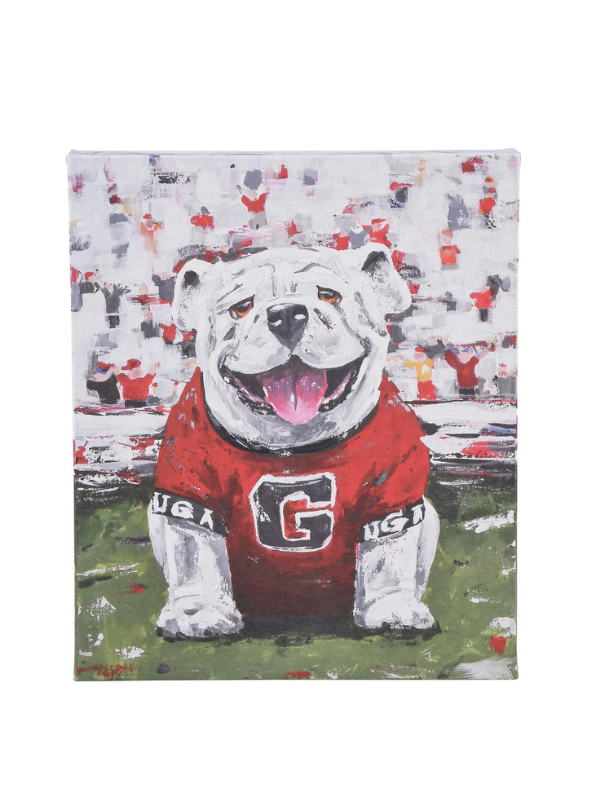 Small UGA Dawg Canvas