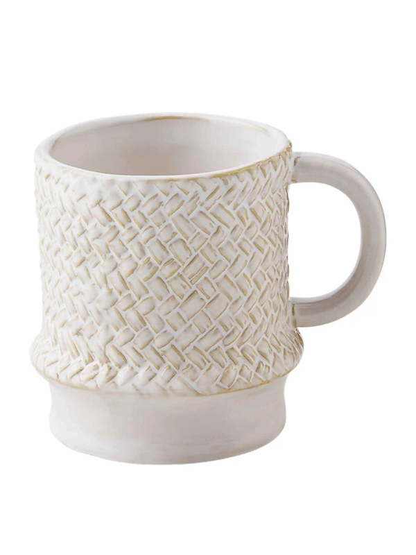 Weave Stoneware Mug