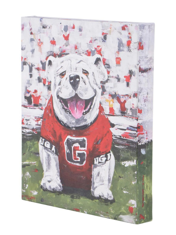 Large UGA Dawg Canvas