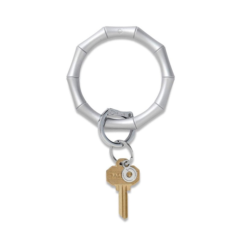 O-venture Silicone Metallic Key Ring