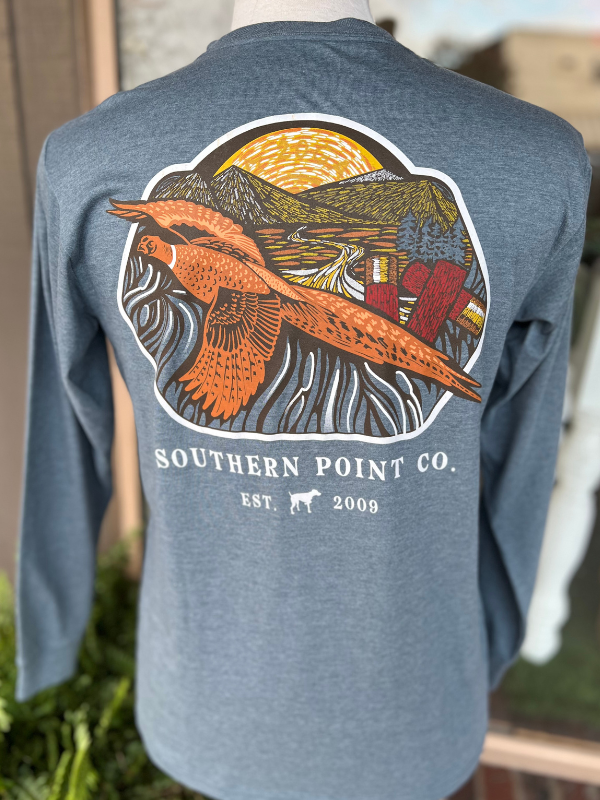 Pheasant Series Long Sleeve Tee by Southern Point Co.