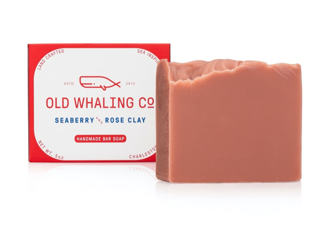 Seaberry & Rose Clay Bar Soap by Old Whaling