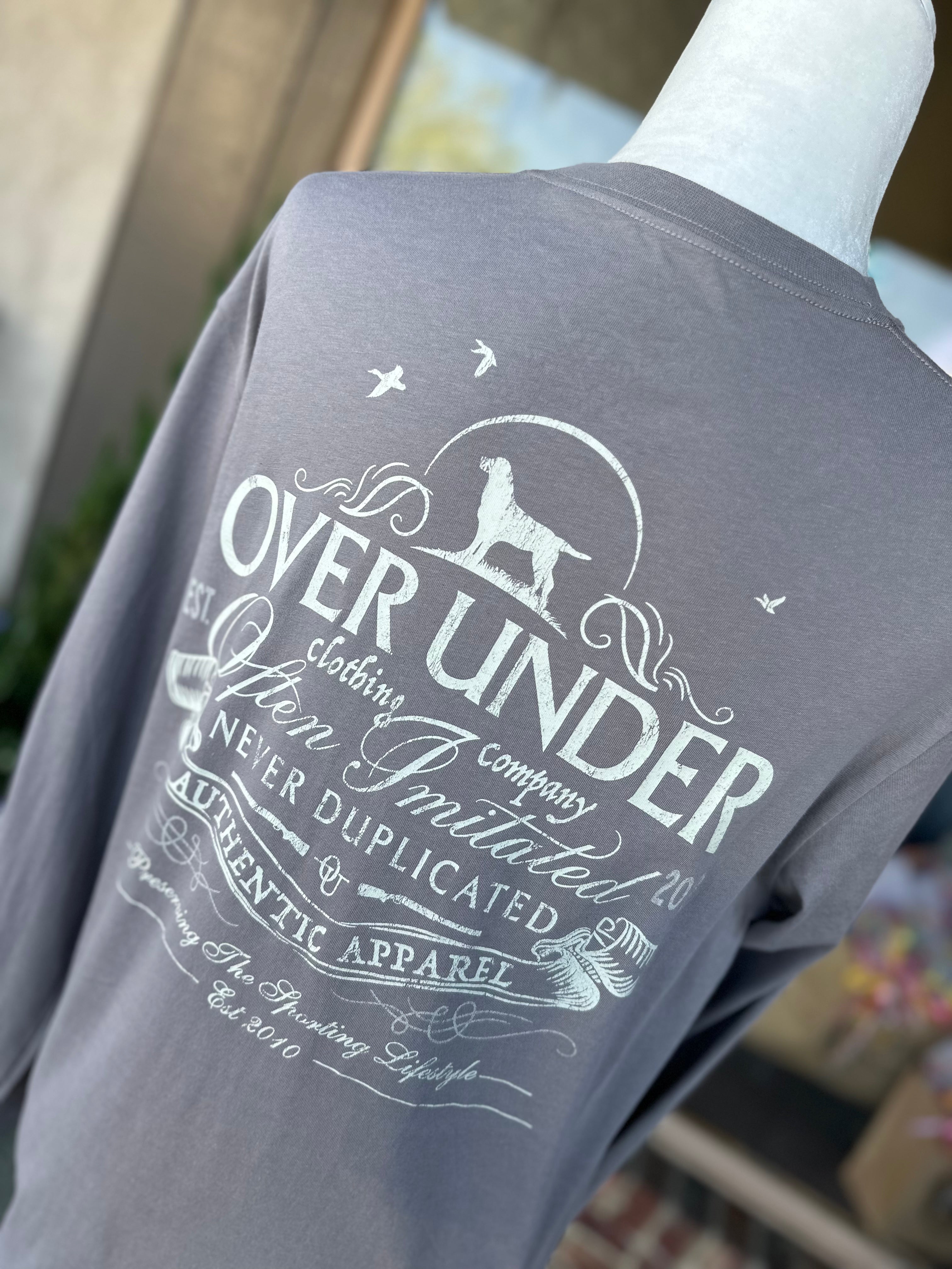 Never Duplicated Long Sleeve Tee by Over Under