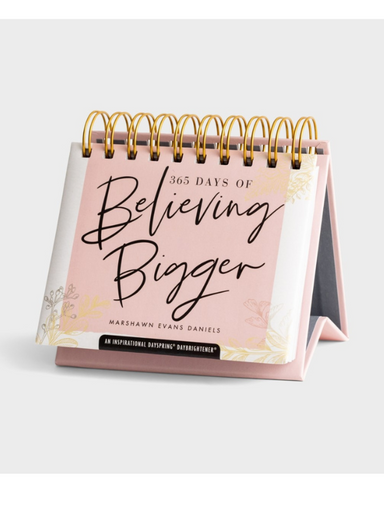 Marshawn Evans Daniels - 365 Days of Believing Bigger - Perpetual Calendar christian religious daily devotional gift