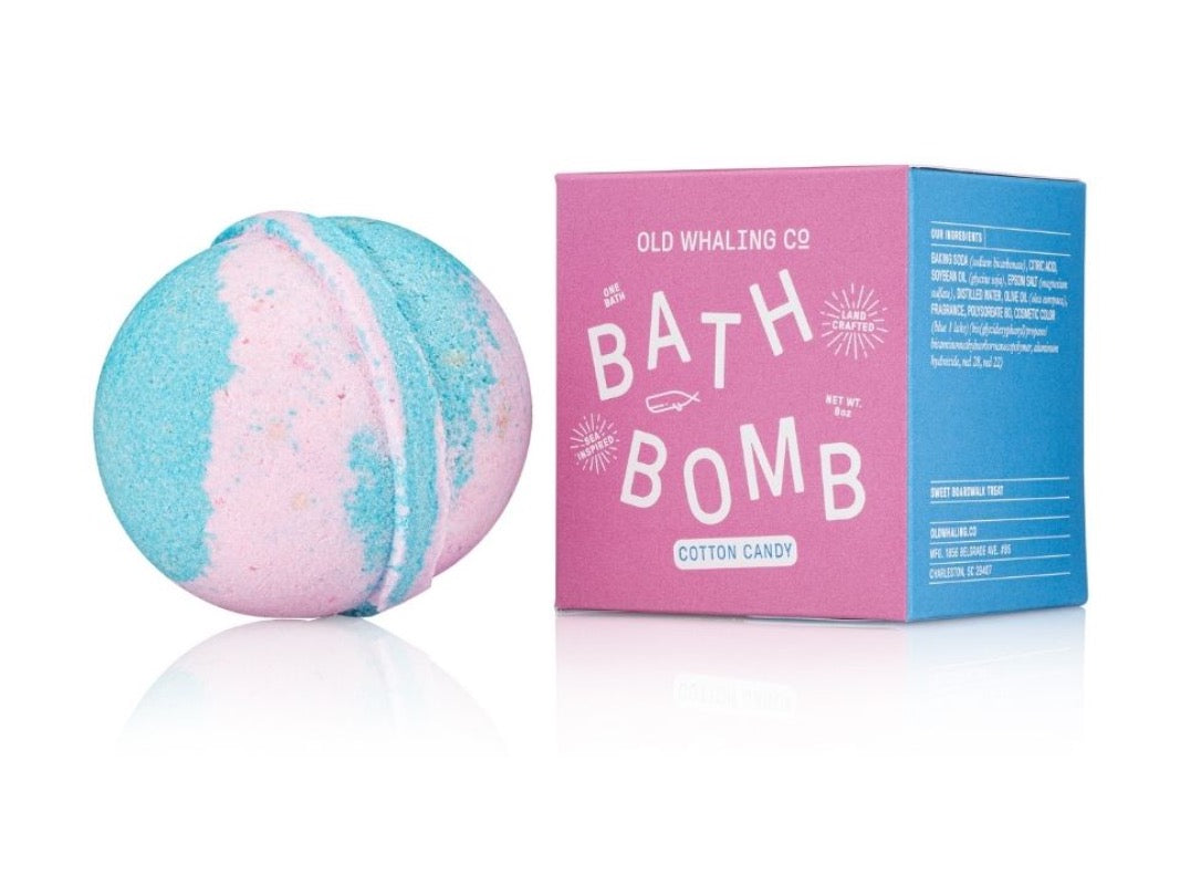 Cotton Candy Bath Bomb by Old Whaling