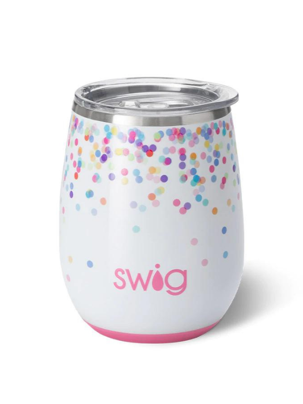 Confetti Stemless Wine Cup by Swig Life