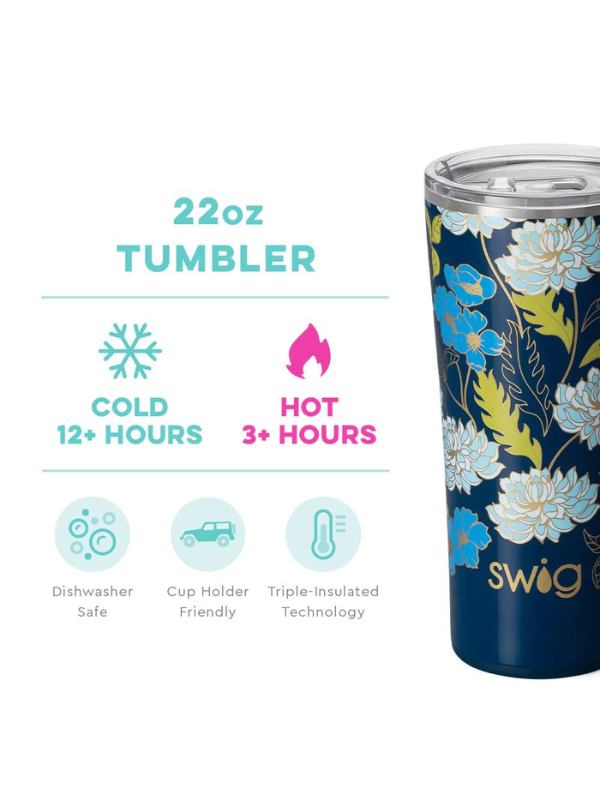 Water Lily 22oz Tumbler by Swig Life